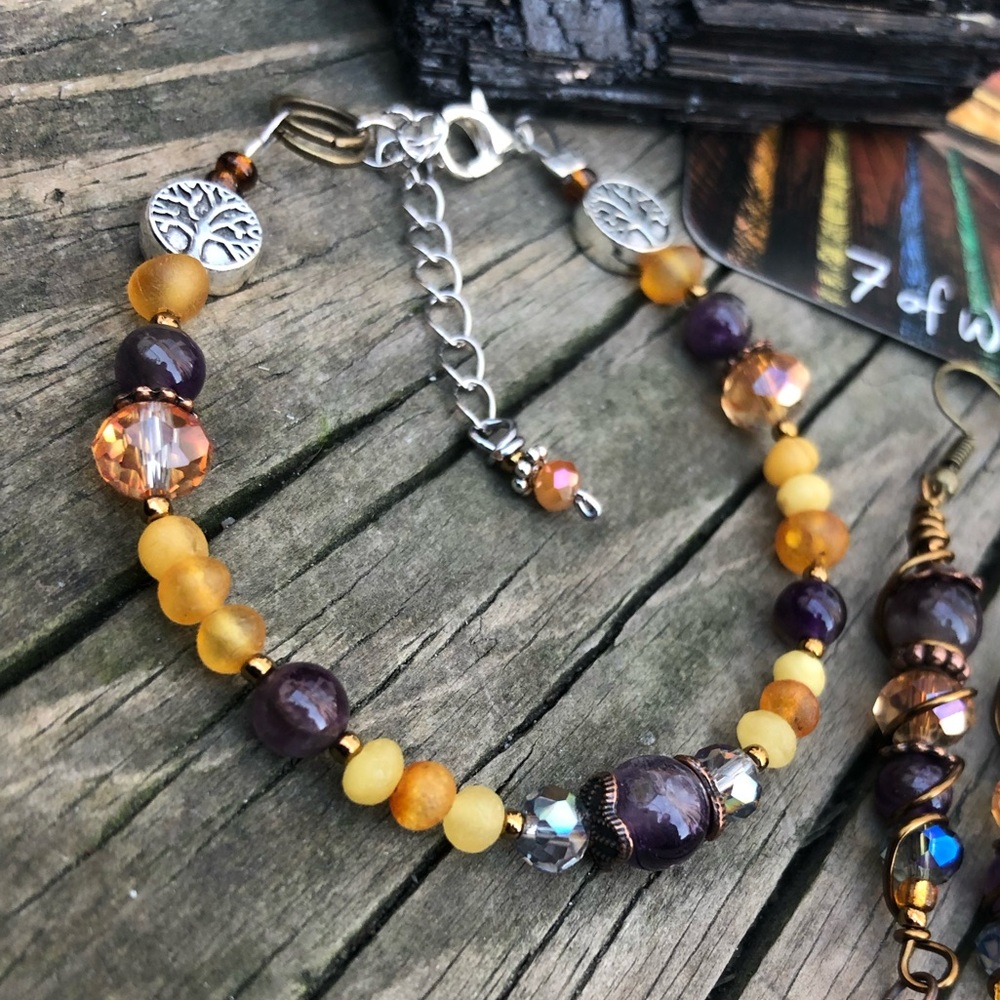 *SOLD* Sun Cazimi Gemstone Bracelet - Picture 1 of 13